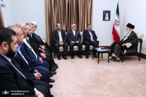  Deputy head of the Hamas Political Bureau meets Leader of the Islamic Revolution Ayatollah Seyyed Ali Khamenei