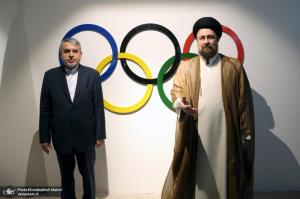 Seyyed Hassan Khomeini visit museum of Olympic and Paralympic sports