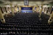 Leader of Islamic Revolution Ayatollah Seyyed Ali Khamenei meets Iranian Air force commanders and personnel 