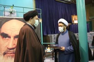 New deputy head of the institute for compilation and publication of Imam Khomeini`s works appointed during a ceremony at Hosseiniah Jamaran