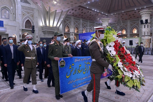 Quranic society of the army headquarters  pledges allegiance with Imam Khomeini`s ideals