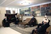 Seyyed Hassan Khomeini visits late Ayatollah Jalali residence who contributed to struggle for the Islamic revolution