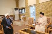 Deputy Head of the institute for compilation and publication of works meet representative of Grand Ayatollah Sistani 
