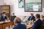 A coordination meeting held between the deputy Head of the institute for compilation and publication of Imam Khomeini’s works and directors of Qom branch 