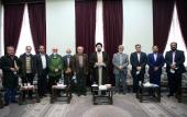 The members of executive council of the university professors’ association meet Seyyed Hassan Khomeini 