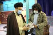 The author and publisher of the book "Blood of the Heart" meets Seyed Hassan Khomeini
