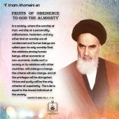Fruits of obedience to God the Almighty in Imam Khomeini`s viewpoint