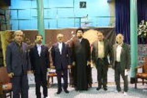 Minister of Education Mohsen Haji-Mirzaei meets Seyyed Hassan Khomeini 