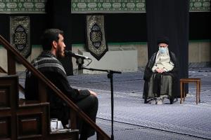 A spiritual gathering organized with presence of leader to mark martyrdom of Imam Rida (PBUH)  