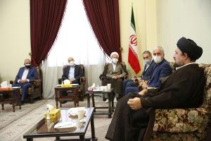 Academics and vice-chancellors of universities vow allegiance to Imam’s ideals and meet Seyyed Hassan Khomeini 