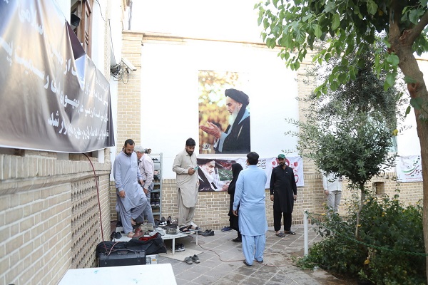 A ceremony at Imam`s house in Qom marks his passing anniversary and the historic 15th Khordad uprising.