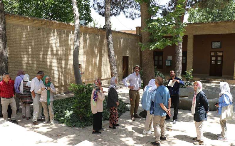 French Tourists visit Imam's ancestral home in Khomein 