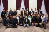 A group of Shia scholars from Turkey holds meeting with Seyyed Hassam Khomeini, Imam`s grandson.