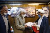 The head of the institute meets Saeed Jalili.