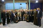Former advisors and ambassadors from foreign ministry meet Seyyed Hassan Khomeini.