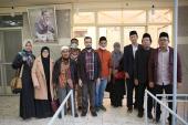 A group of professors from Indonesian universities visit Imam`s historic residence and Jamaran art gallery.
