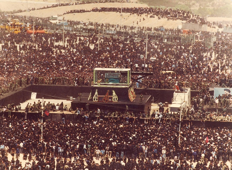 Millions poured out to attend Imam Khomeini's funeral in 1989