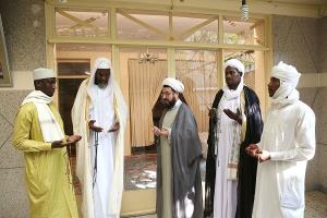 A group of Sunni scholars from Africa visit Jamaran complex 