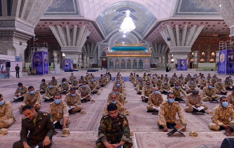 A session devoted to Quran held at Imam Khomeini`s holy shrine.