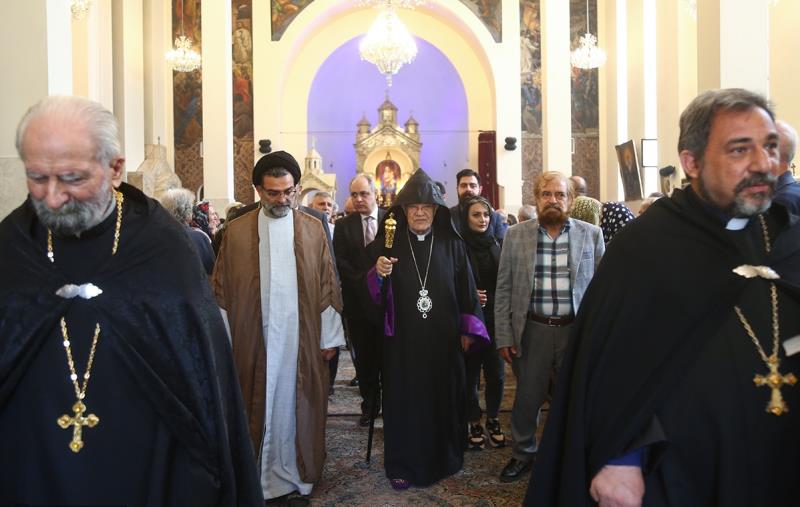 Commemoration of Imam Khomeini in Holy Sarkis Church.