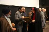 A ceremony was organized to honor art and cultural figures in historic city of Khomein.