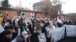 Iranians protest Charlie Hebdo's defamatory cartoons