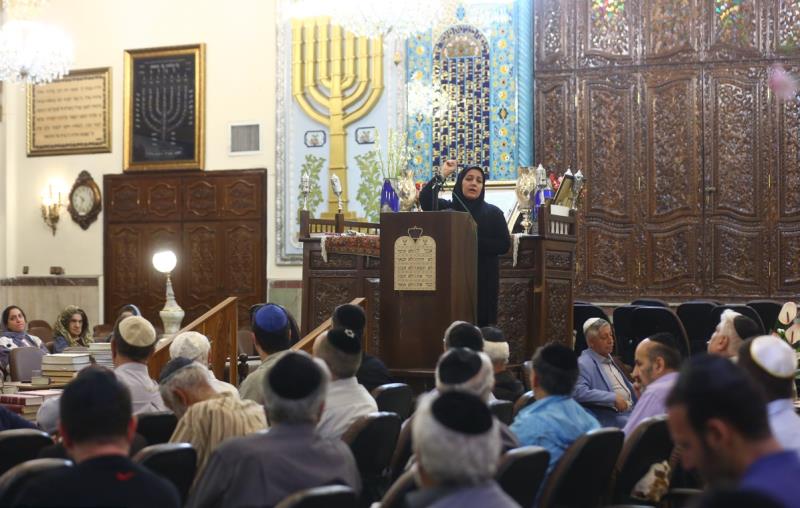 Commemoration ceremony of Imam Khomeini (PBUH) in Yusuf Abad Synagogue