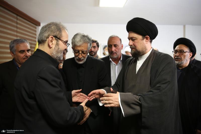 Seyyed Hassan Khomeini`s presence at the Lebanese Hezbollah office in Tehran