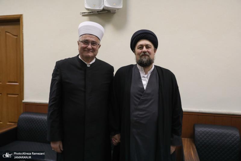 Grand Mufti of Croatia meeting with Seyyed Hassan Khomeini