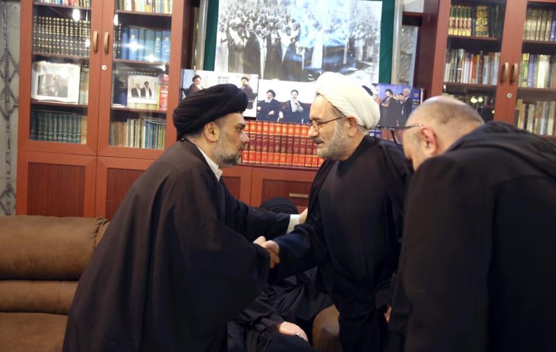 The presence of a group of political figures in the house of the late Ayatollah Mousavi Bojnordi.
