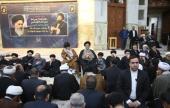 The ceremony of the 29th anniversary of the death of Haj Seyyed Ahmad Khomeini and the commemoration of Ayatollah Mousavi Bojnordi in the shrine of the Imam