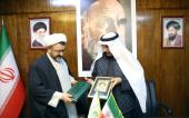 The meeting of the head of the Kuwait-Iran Parliamentary Friendship Group with the head of the Institute for the Editing and Publishing of Imam Khomeini`s (PBUH) Works.