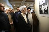 Ayatollah Dori of Najafabadi visited the "Imam of Hearts" photo exhibition