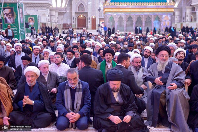 The night ceremony of the birth of Hazrat Zahra (pbuh) and Hazrat Ruhollah in the holy shrine of Imam Khomeini (pbuh) with the presence of Seyyed Hassan Khomeini