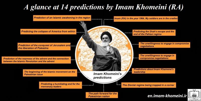 A glance at 14 predictions by Imam Khomeini (RA)