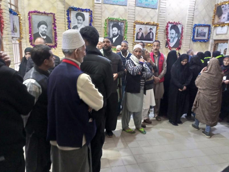 The Kashmiri delegation Visit of  the historic house of Imam Khomeini in Najaf