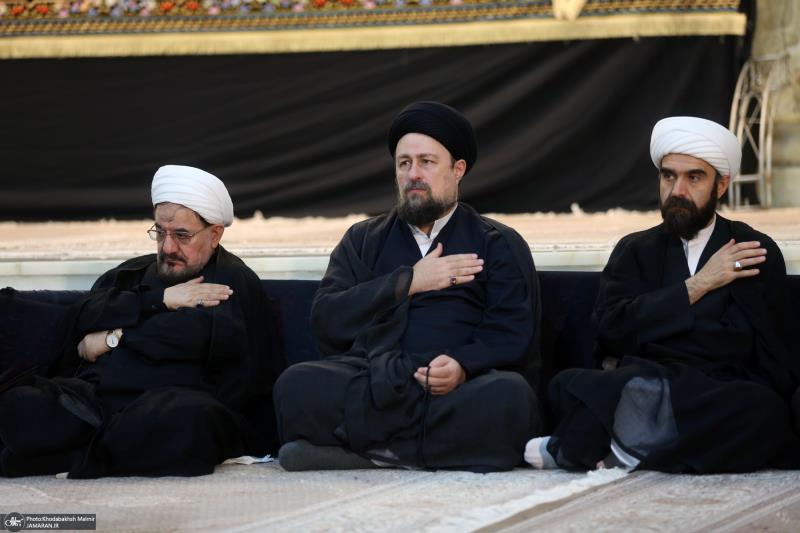 Mourning ceremony of Ashura with the presence of Hojjat al Islam and Muslims Seyyed Hassan Khomeini in the holy shrine of Imam Khomeini (pbuh)