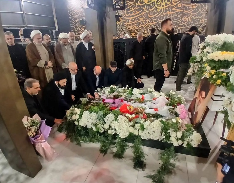 Seyyed Ali Khomeini says we could never be at peace with global arrogance 