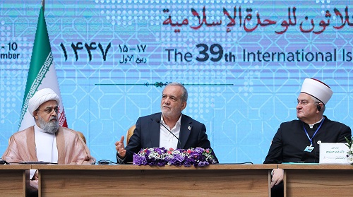 Iran will not quarrel with any Muslim country, committed to unity: President Pezeshkian