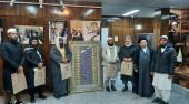 A group of judges and reciters of the Quran from India visited the historic house of the Imam and Hosseinieh Jamaran