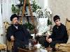  Seyyed Hassan Khomeini`s meeting with the family of Martyr General Mohammad Bagheri