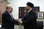 Meeting of the Director of International Affairs of the Jamaat-e-Islami Pakistan with Seyyed Hassan Khomeini
