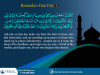 Recommended  du`a and supplication for first day of holy month of Ramadan