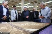 The Visited of the Head of the  Institute for Compilation and Publication of Imam Khomeini`s Works from the 32th International Exhibition of the Holy Quran.