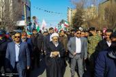 A magnificent march on the 22nd of Bahman in Qom on the occasion of the 46th anniversary of the victory of the Islamic Revolution