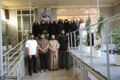 A group of Iraqi students visited the shrine of Imam Khomeini in Jamaran