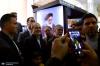 Iranian president visits stall displaying Imam Khomeini`s works at book exhibition 