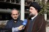 Seyyed Hassan Khomeini visits IRIB building damaged in Israeli aggression 