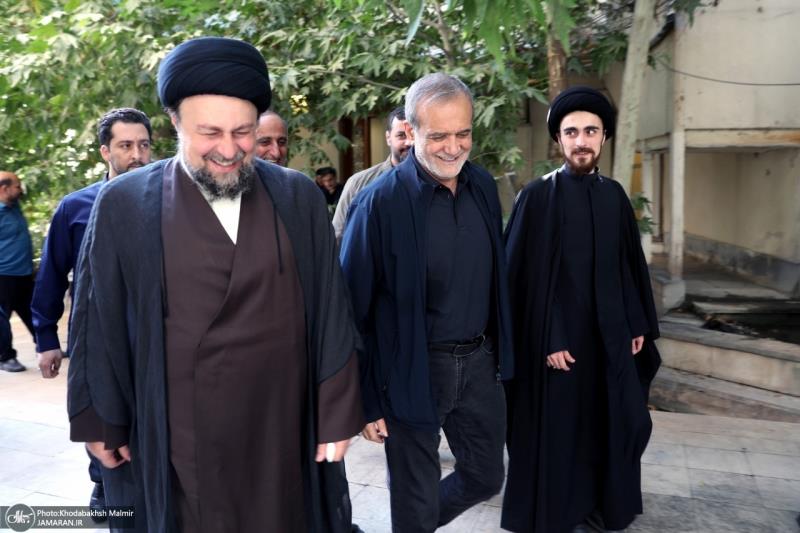 The President`s meeting with Ayatollah Seyyed Hassan Khomeini