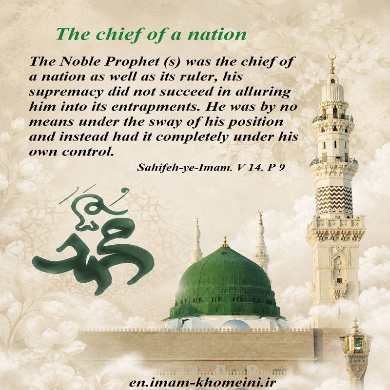 The chief of a nation